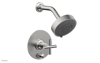 Phylrich - Pressure Balance Shower and Diverter Set (Less Spout) - Cross Handle