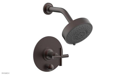 Phylrich - Pressure Balance Shower and Diverter Set (Less Spout) - Cross Handle