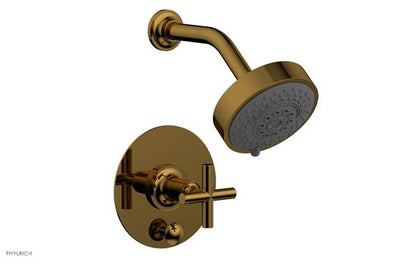 Phylrich - Pressure Balance Shower and Diverter Set (Less Spout) - Cross Handle