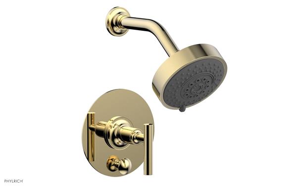 Phylrich - Pressure Balance Shower and Diverter Set (Less Spout) - Lever Handle