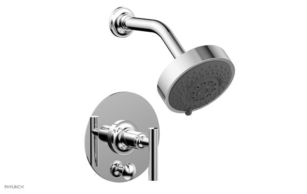 Phylrich - Pressure Balance Shower and Diverter Set (Less Spout) - Lever Handle