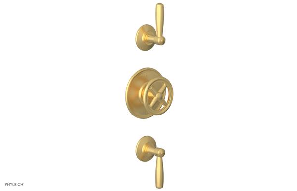Phylrich - Works Thermostatic Valve with Two Volume Control - Lever Handles