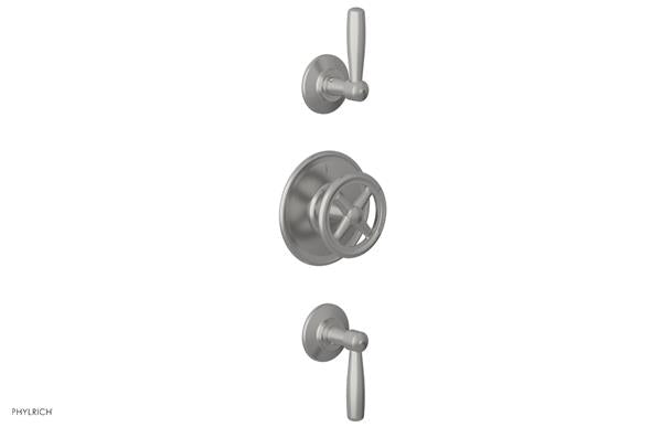 Phylrich - Works Thermostatic Valve with Two Volume Control - Lever Handles