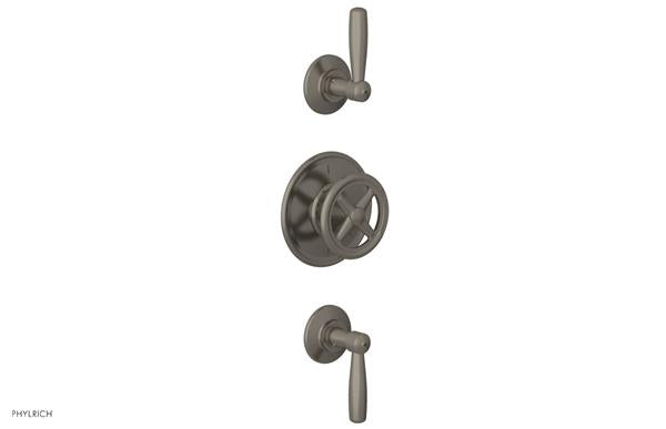 Phylrich - Works Thermostatic Valve with Two Volume Control - Lever Handles