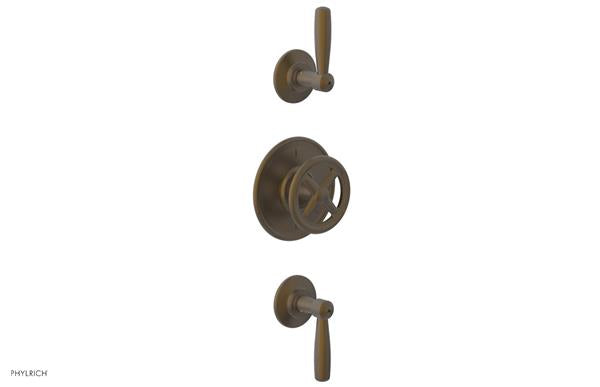 Phylrich - Works Thermostatic Valve with Two Volume Control - Lever Handles