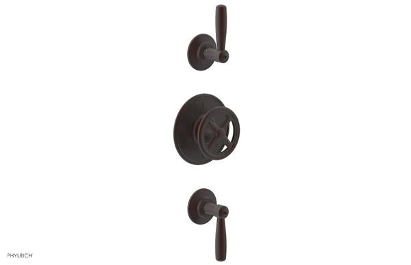 Phylrich - Works Thermostatic Valve with Two Volume Control - Lever Handles
