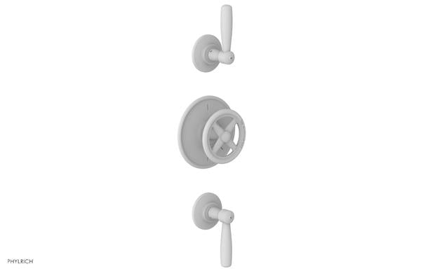 Phylrich - Works Thermostatic Valve with Two Volume Control - Lever Handles