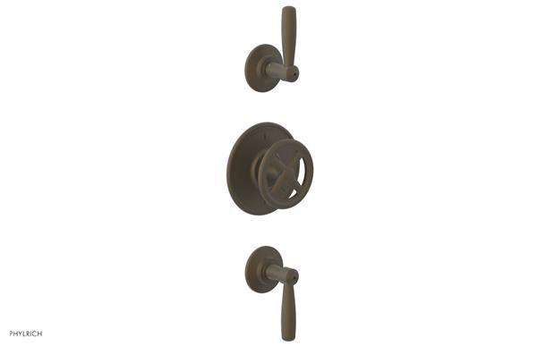 Phylrich - Works Thermostatic Valve with Two Volume Control - Lever Handles