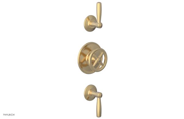 Phylrich - Works Thermostatic Valve with Two Volume Control - Lever Handles