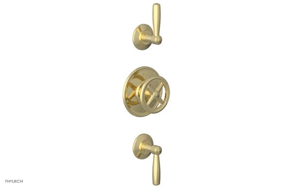 Phylrich - Works Thermostatic Valve with Two Volume Control - Lever Handles