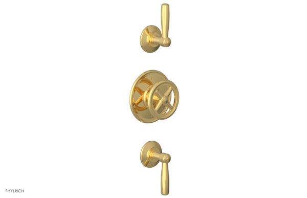 Phylrich - Works Thermostatic Valve with Two Volume Control - Lever Handles