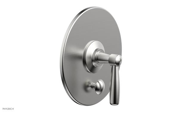 Phylrich - Works Pressure Balance Shower Plate with Diverter and Handle Trim Set - Lever Handle