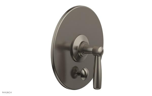 Phylrich - Works Pressure Balance Shower Plate with Diverter and Handle Trim Set - Lever Handle