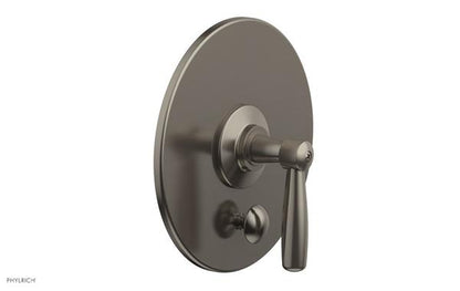 Phylrich - Works Pressure Balance Shower Plate with Diverter and Handle Trim Set - Lever Handle