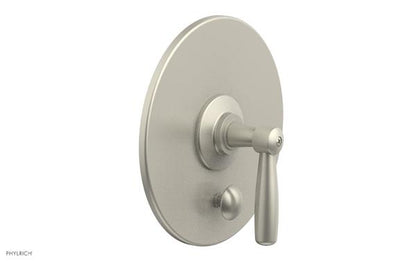 Phylrich - Works Pressure Balance Shower Plate with Diverter and Handle Trim Set - Lever Handle