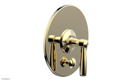 Phylrich - Works Pressure Balance Shower Plate with Diverter and Handle Trim Set - Lever Handle