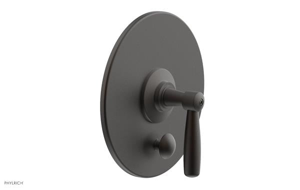 Phylrich - Works Pressure Balance Shower Plate with Diverter and Handle Trim Set - Lever Handle
