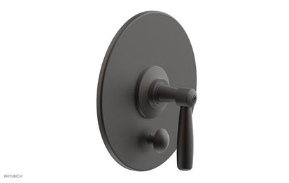 Phylrich - Works Pressure Balance Shower Plate with Diverter and Handle Trim Set - Lever Handle