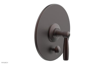 Phylrich - Works Pressure Balance Shower Plate with Diverter and Handle Trim Set - Lever Handle