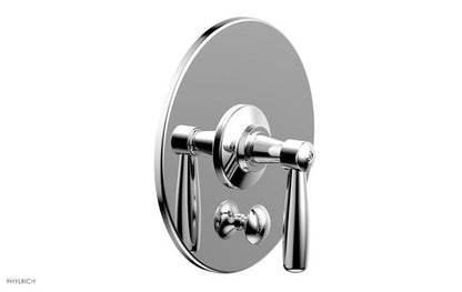 Phylrich - Works Pressure Balance Shower Plate with Diverter and Handle Trim Set - Lever Handle