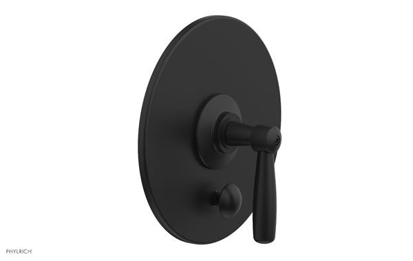 Phylrich - Works Pressure Balance Shower Plate with Diverter and Handle Trim Set - Lever Handle