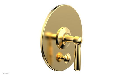 Phylrich - Works Pressure Balance Shower Plate with Diverter and Handle Trim Set - Lever Handle
