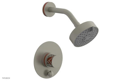 Phylrich - Jolie Pressure Balance Shower and Diverter Set (Less Spout) Round Handle
