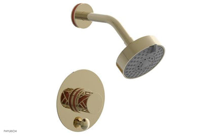 Phylrich - Jolie Pressure Balance Shower and Diverter Set (Less Spout) Round Handle