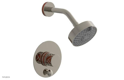 Phylrich - Jolie Pressure Balance Shower and Diverter Set (Less Spout) Round Handle