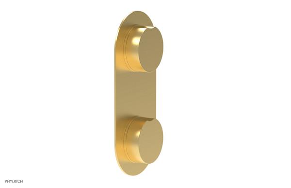 Phylrich - Circ Thermostatic Valve with Volume Control or Diverter - Round Handles