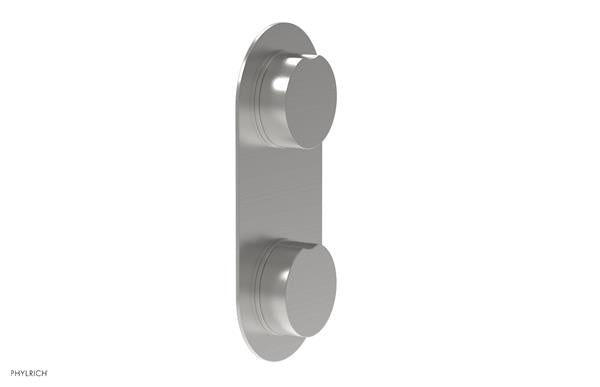 Phylrich - Circ Thermostatic Valve with Volume Control or Diverter - Round Handles