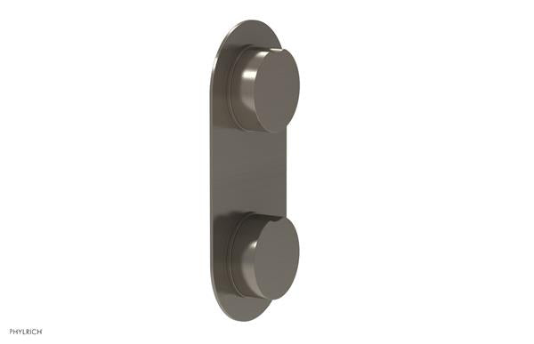 Phylrich - Circ Thermostatic Valve with Volume Control or Diverter - Round Handles