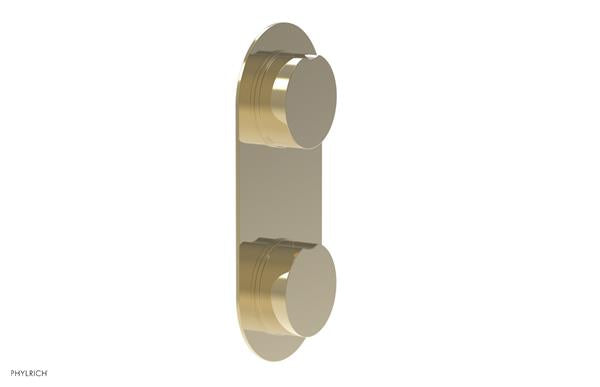 Phylrich - Circ Thermostatic Valve with Volume Control or Diverter - Round Handles