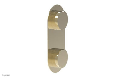Phylrich - Circ Thermostatic Valve with Volume Control or Diverter - Round Handles