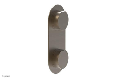 Phylrich - Circ Thermostatic Valve with Volume Control or Diverter - Round Handles