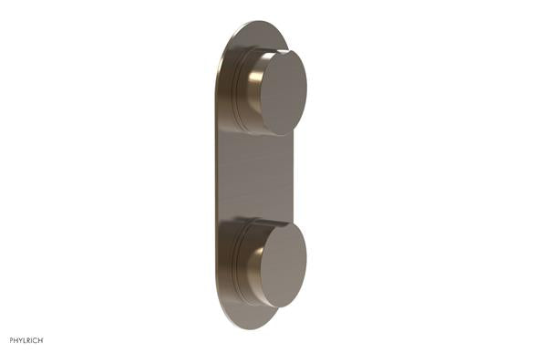 Phylrich - Circ Thermostatic Valve with Volume Control or Diverter - Round Handles