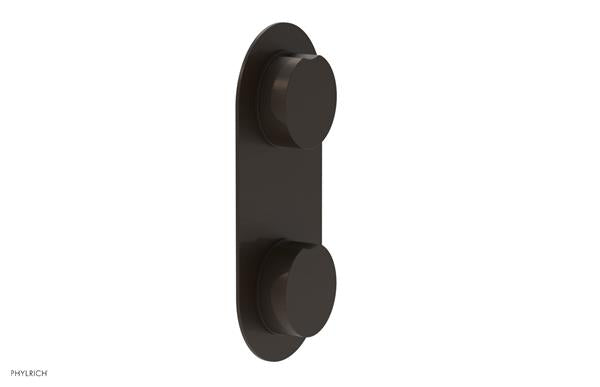 Phylrich - Circ Thermostatic Valve with Volume Control or Diverter - Round Handles