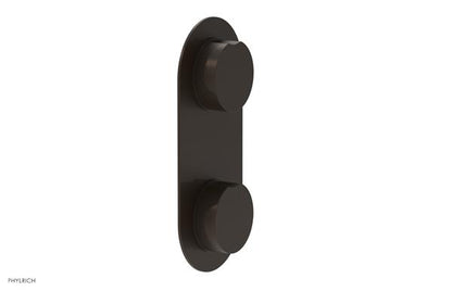 Phylrich - Circ Thermostatic Valve with Volume Control or Diverter - Round Handles