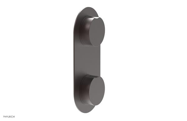 Phylrich - Circ Thermostatic Valve with Volume Control or Diverter - Round Handles