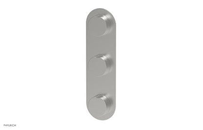 Phylrich - Circ Thermostatic Valve with Two Volume Control - Round Handles