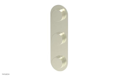 Phylrich - Circ Thermostatic Valve with Two Volume Control - Round Handles