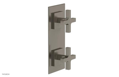 Phylrich - Croi Thermostatic Valve with Volume Control or Diverter - Cross Handles