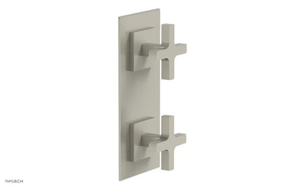 Phylrich - Croi Thermostatic Valve with Volume Control or Diverter - Cross Handles
