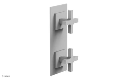 Phylrich - Croi Thermostatic Valve with Volume Control or Diverter - Cross Handles