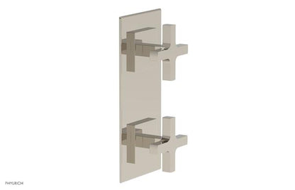Phylrich - Croi Thermostatic Valve with Volume Control or Diverter - Cross Handles