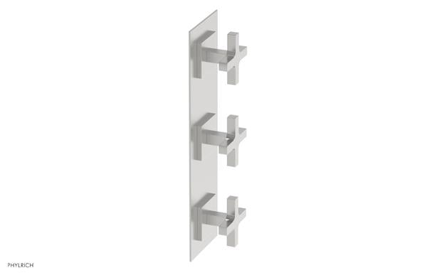 Phylrich - Croi Thermostatic Valve with Two Volume Control - Cross Handles