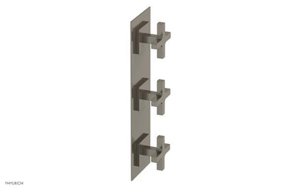 Phylrich - Croi Thermostatic Valve with Two Volume Control - Cross Handles