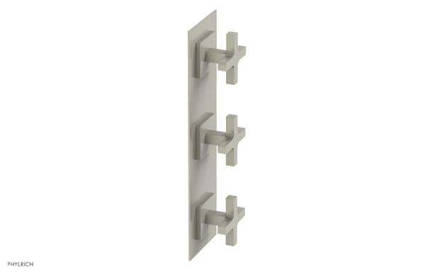 Phylrich - Croi Thermostatic Valve with Two Volume Control - Cross Handles
