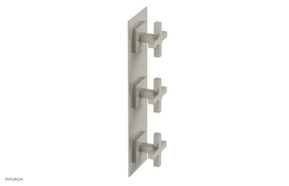 Phylrich - Croi Thermostatic Valve with Two Volume Control - Cross Handles