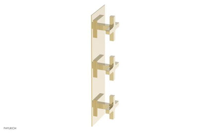 Phylrich - Croi Thermostatic Valve with Two Volume Control - Cross Handles